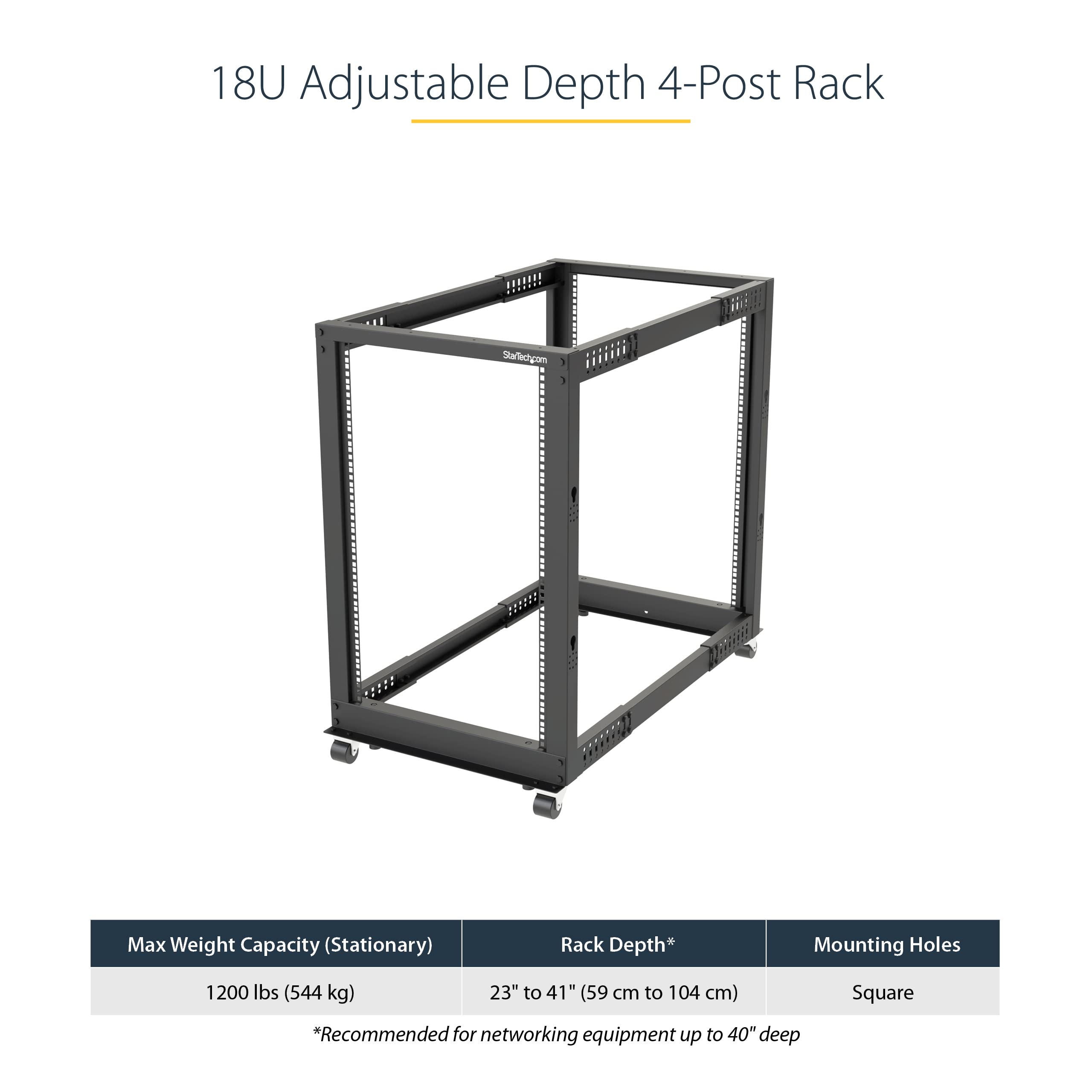 startech-com-rack-serveur-18u-4-montants-ouvert-mobile-19-profondeur-56-101-7-cm image 2
