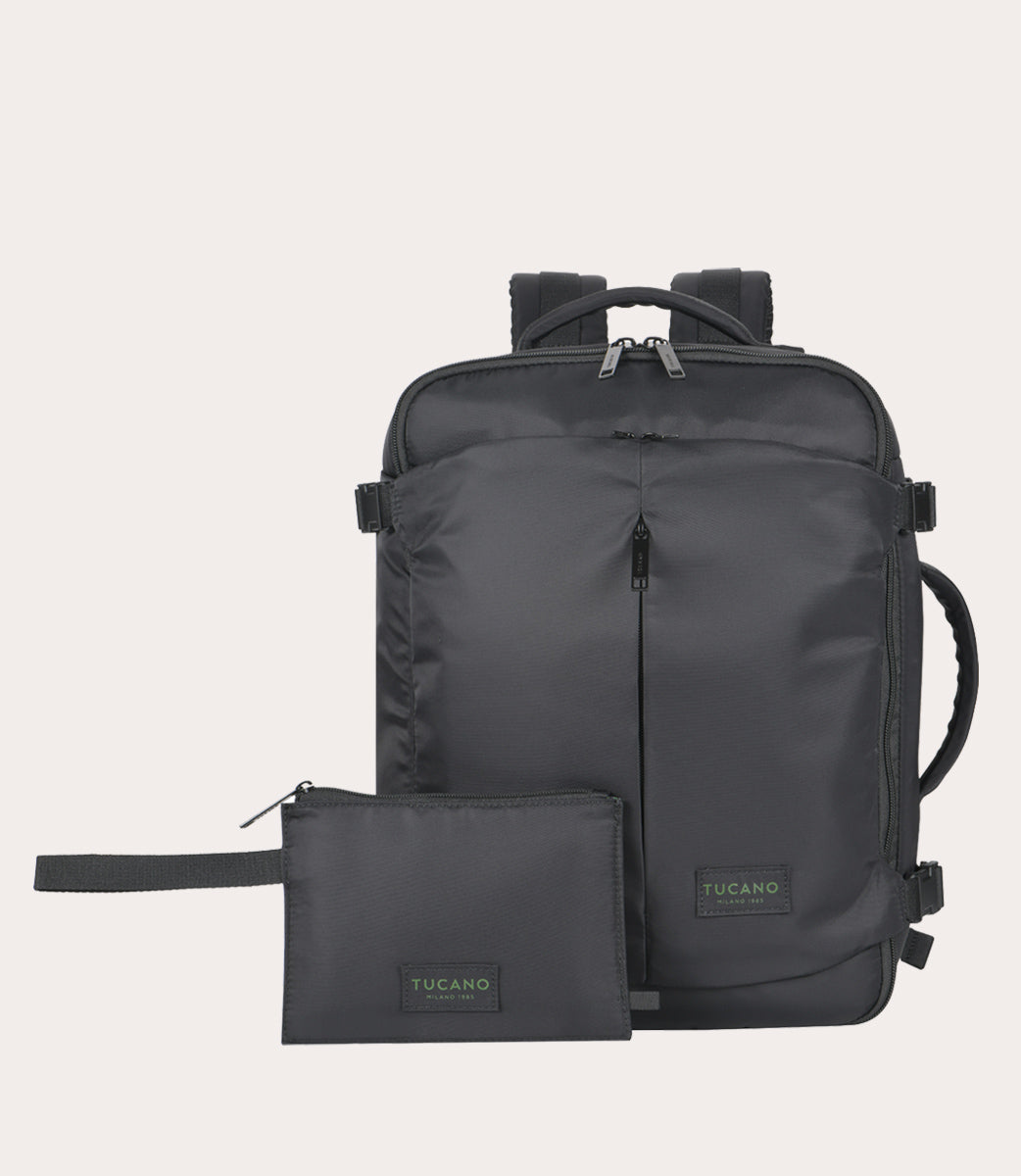 tucano-tug-premium-sac-dos-cabine-avion-en-nylon-recycl-avec-porte-passeport image 6