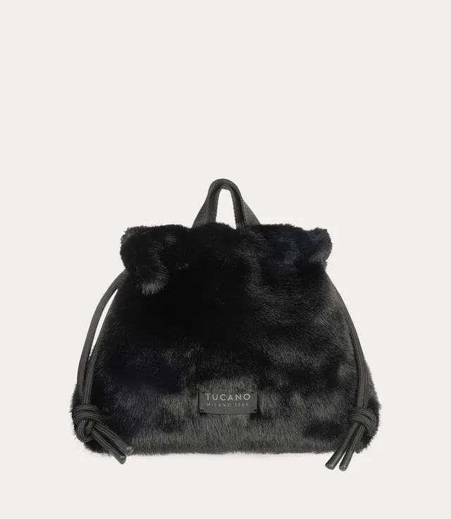 tucano-nina-fur-sac-beaut-fausse-fourrure-cordon-avec-bandouli-re image 1