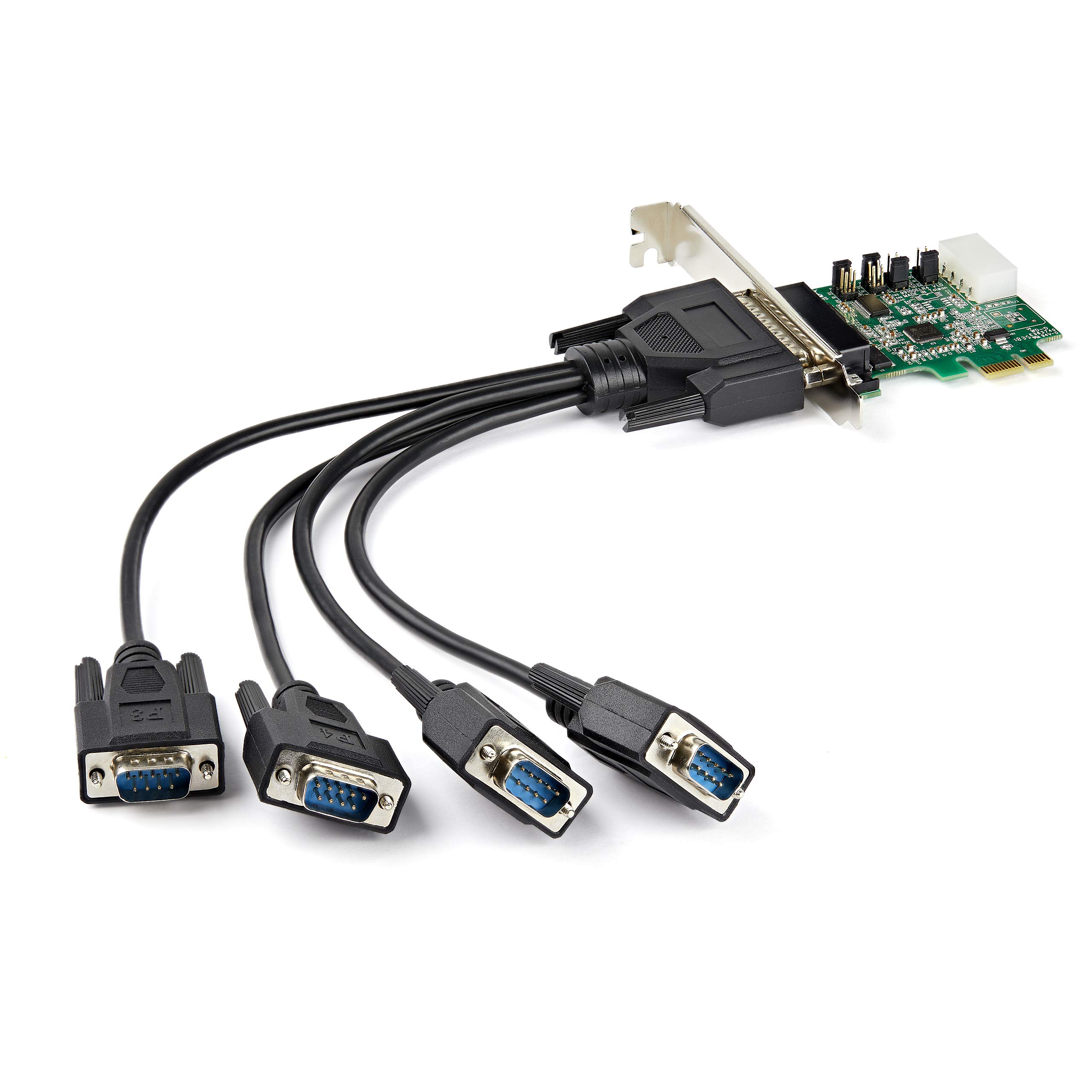 startech-com-pex4s953-carte-pcie-vers-4-ports-s-rie-rs232-db9-921-6-kbps image 1