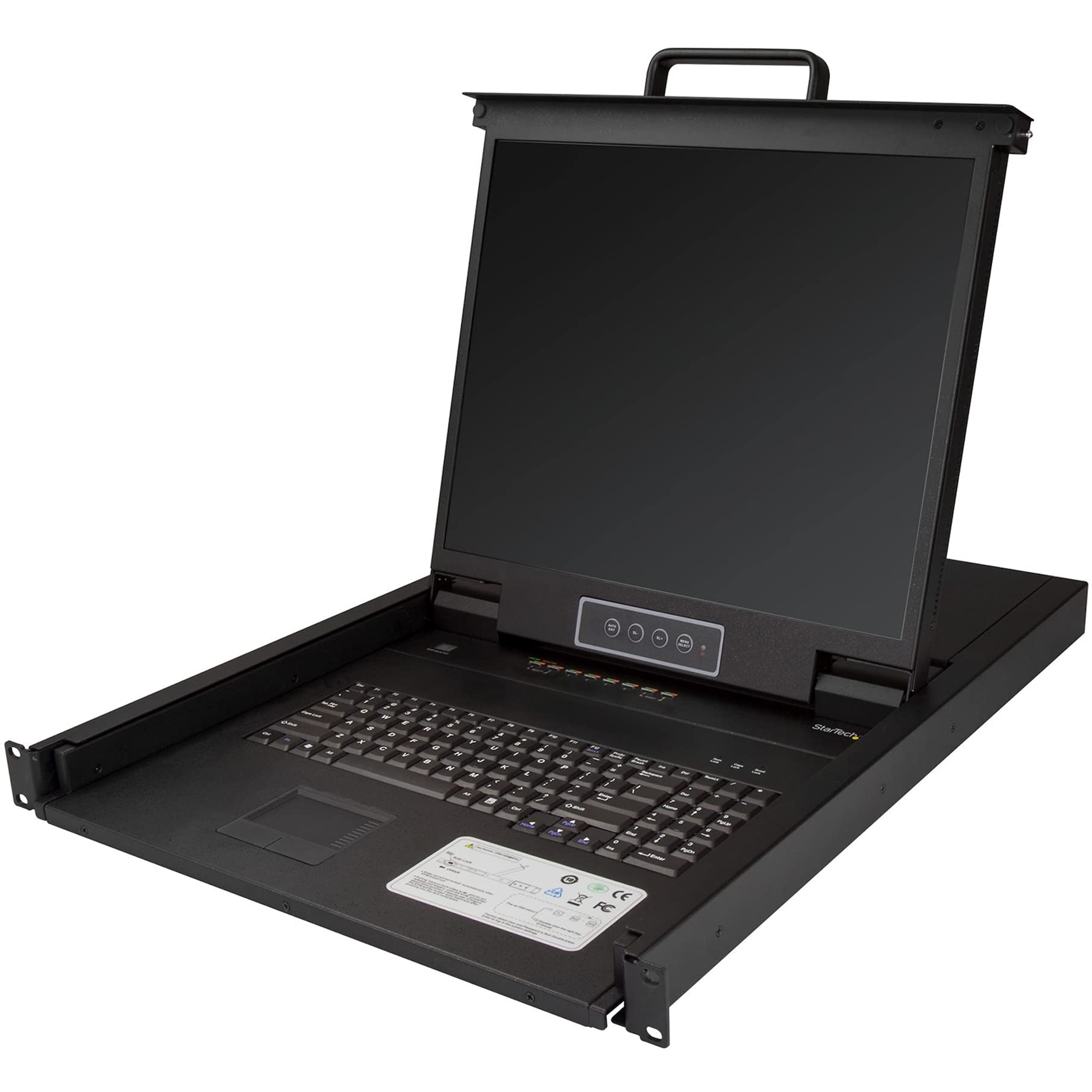 startech-com-rkcons1908k-console-kvm-lcd-19-8-ports-rack-1u-avec-c-bles-1-8-m image 1