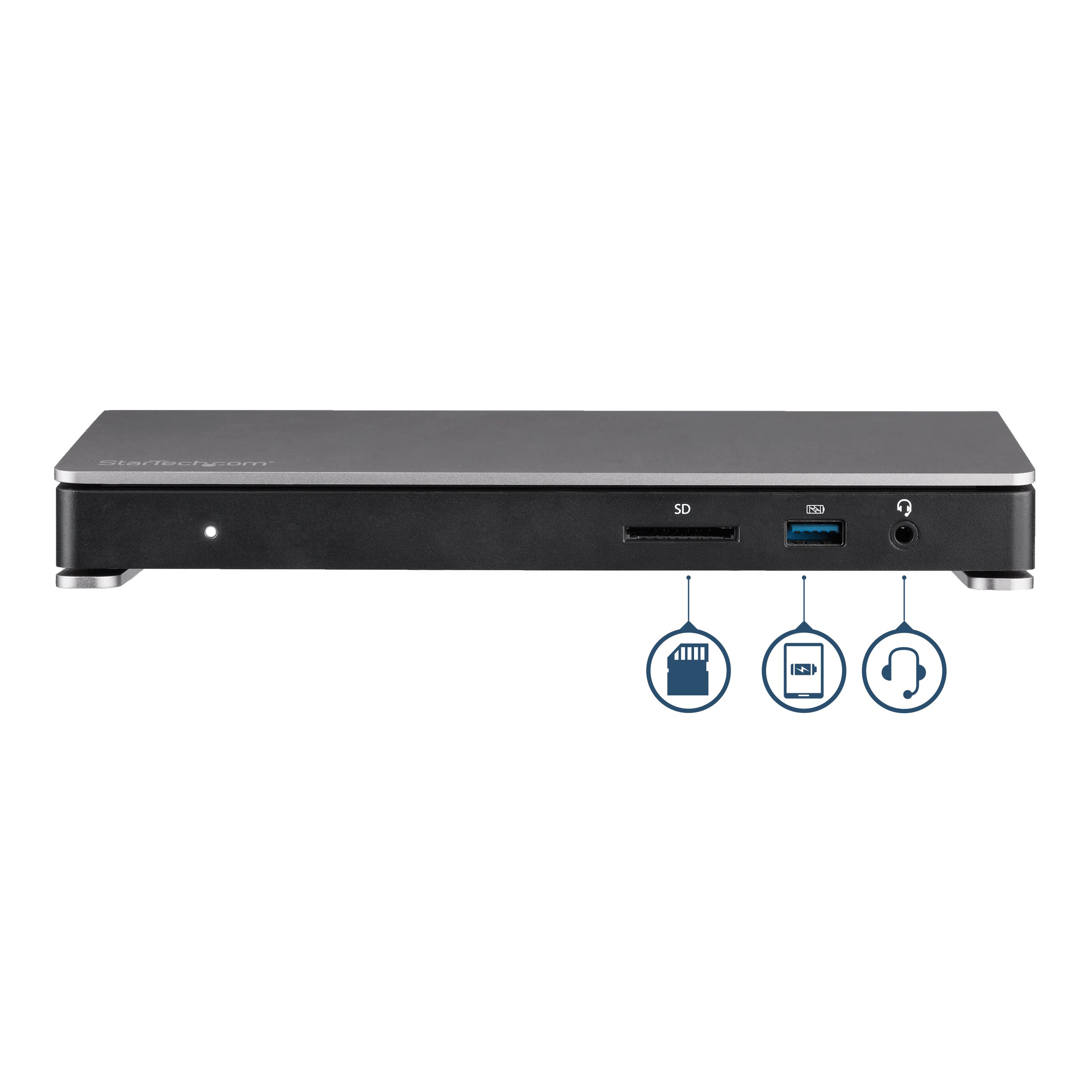 startech-com-station-d-accueil-thunderbolt-3-double-4k-60hz-85w-sd image 3