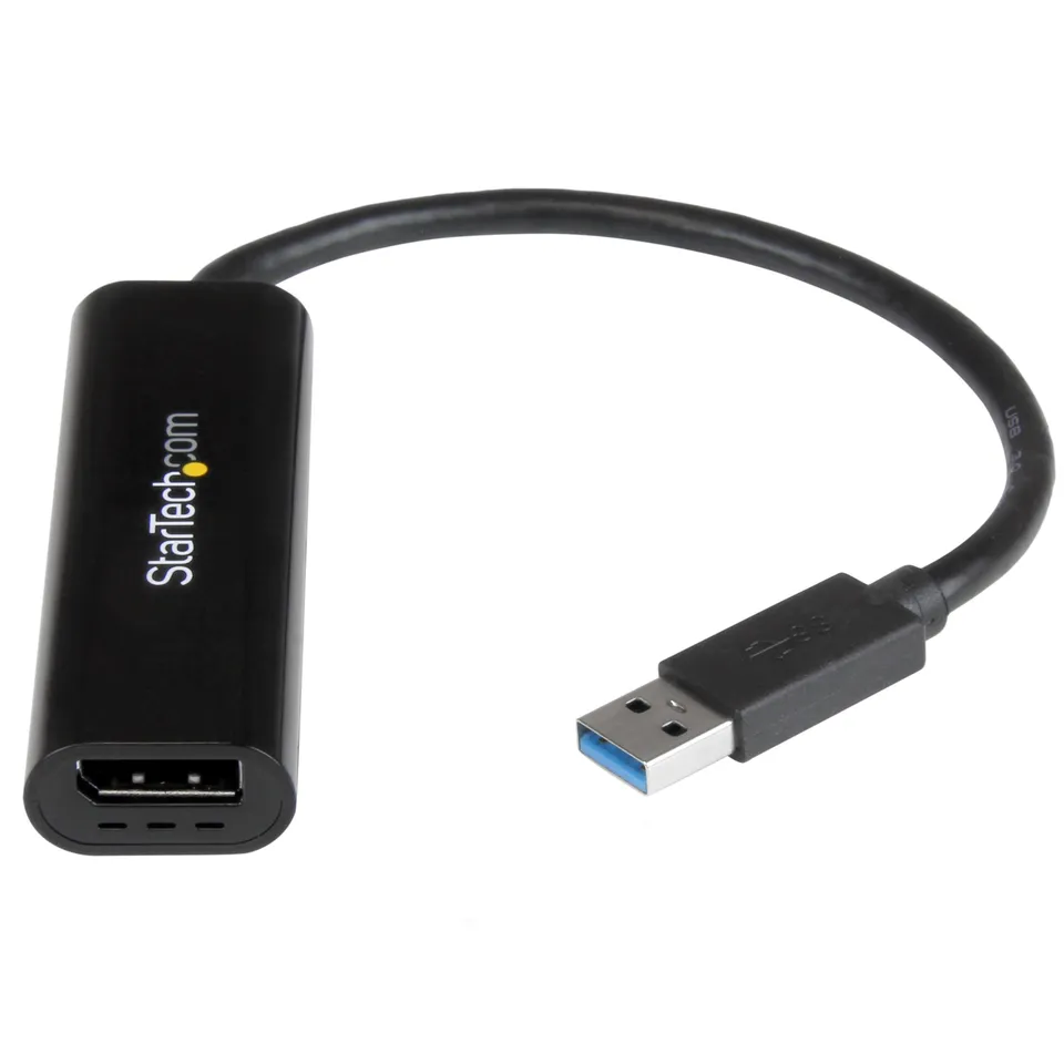startech-com-adaptateur-vid-o-slim-usb-3-0-vers-displayport-2560x1600-1080p image 1