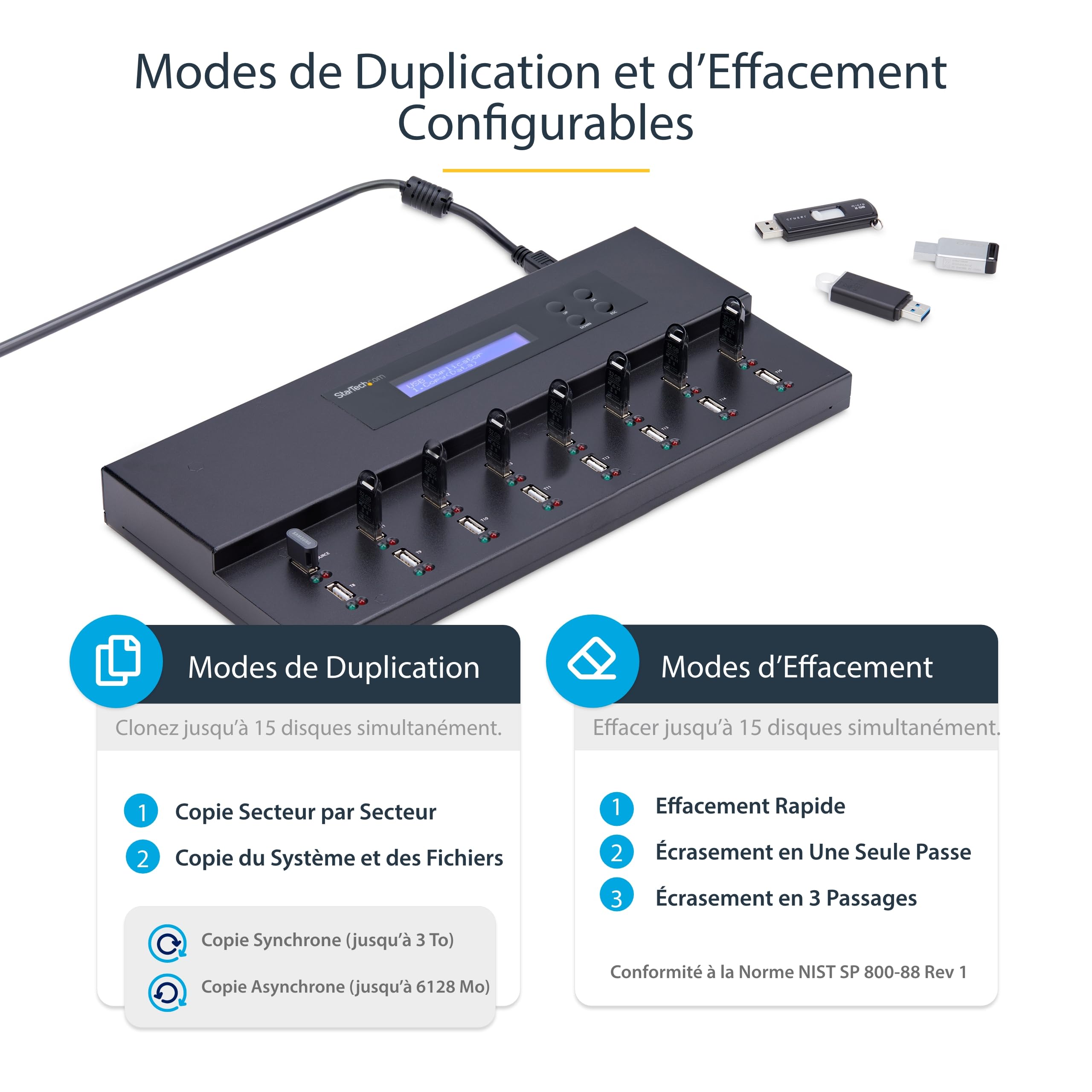 startech-com-duplicateur-cloneur-effaceur-cl-usb-1-15-1-5-go-min-avec-lcd image 5