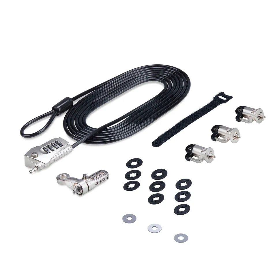 startech-com-kit-verrouillage-pc-bureau-et-p-riph-riques-c-ble-acier-3m-code image 1