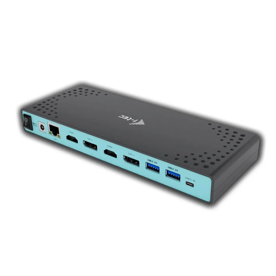 i-tec-station-d-accueil-universelle-usb-3-0-usb-c-5k-2x-4k-2x-hdmi-2x-displaypor image 1