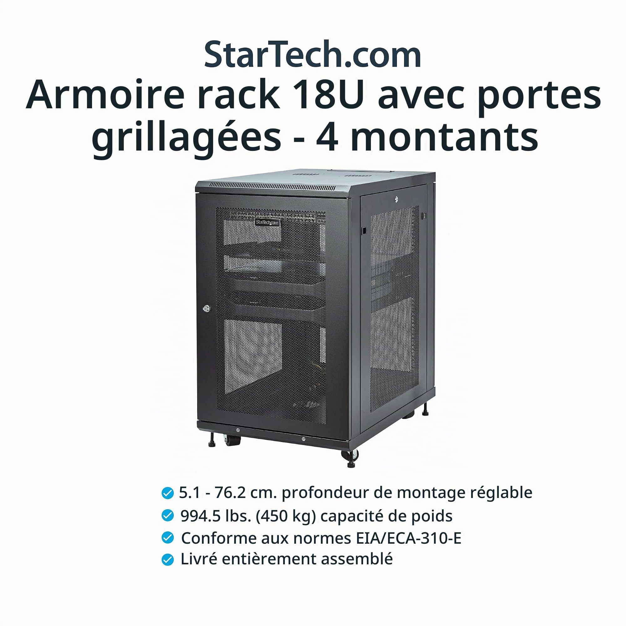 startech-com-armoire-serveur-18u-19-4-montants-ferm-e-75-cm-rk1833bkm image 2