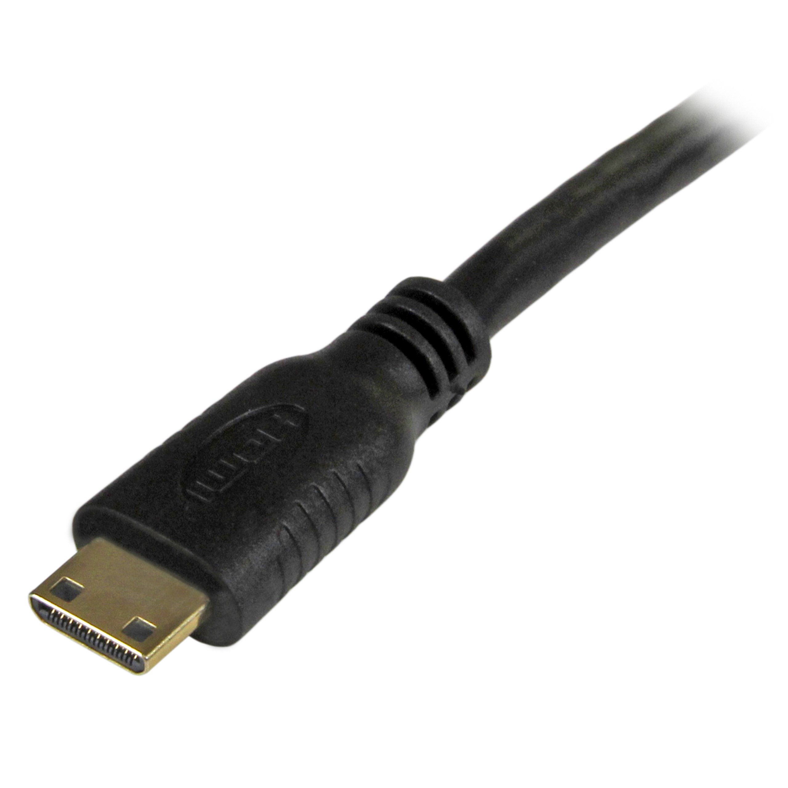startech-com-hdmiacmm1-c-ble-hdmi-vers-hdmi-mini-0-3-m-m-m image 3