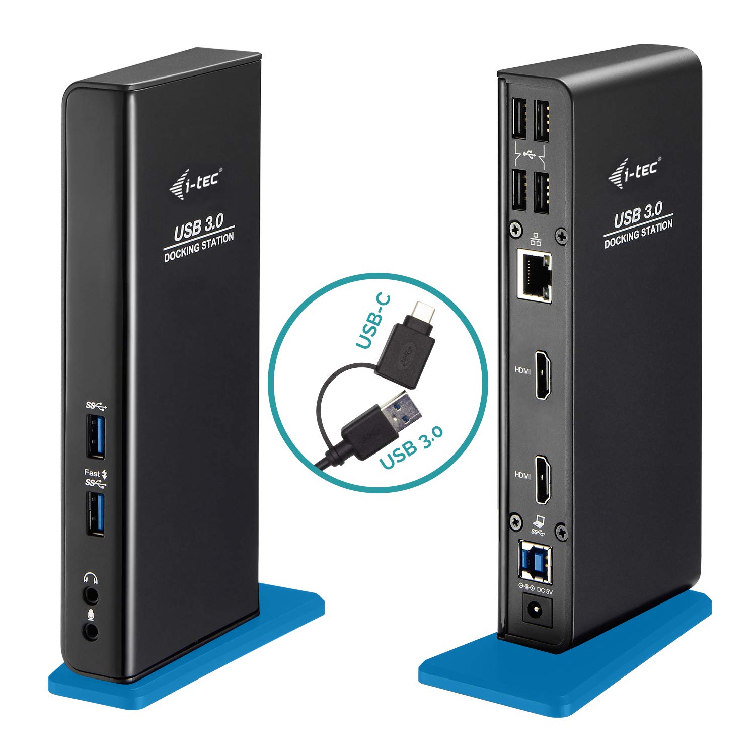 i-tec-docking-station-usb-3-0-usb-c-dual-hdmi-full-hd-gbe image 1