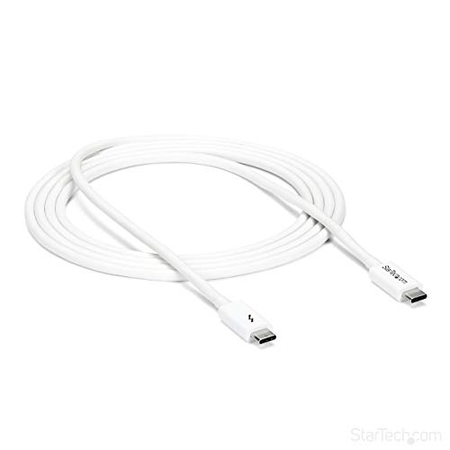 startech-com-c-ble-thunderbolt-3-passif-2-m-20-gbps-100w-pd-4k-usb-c-blanc image 7