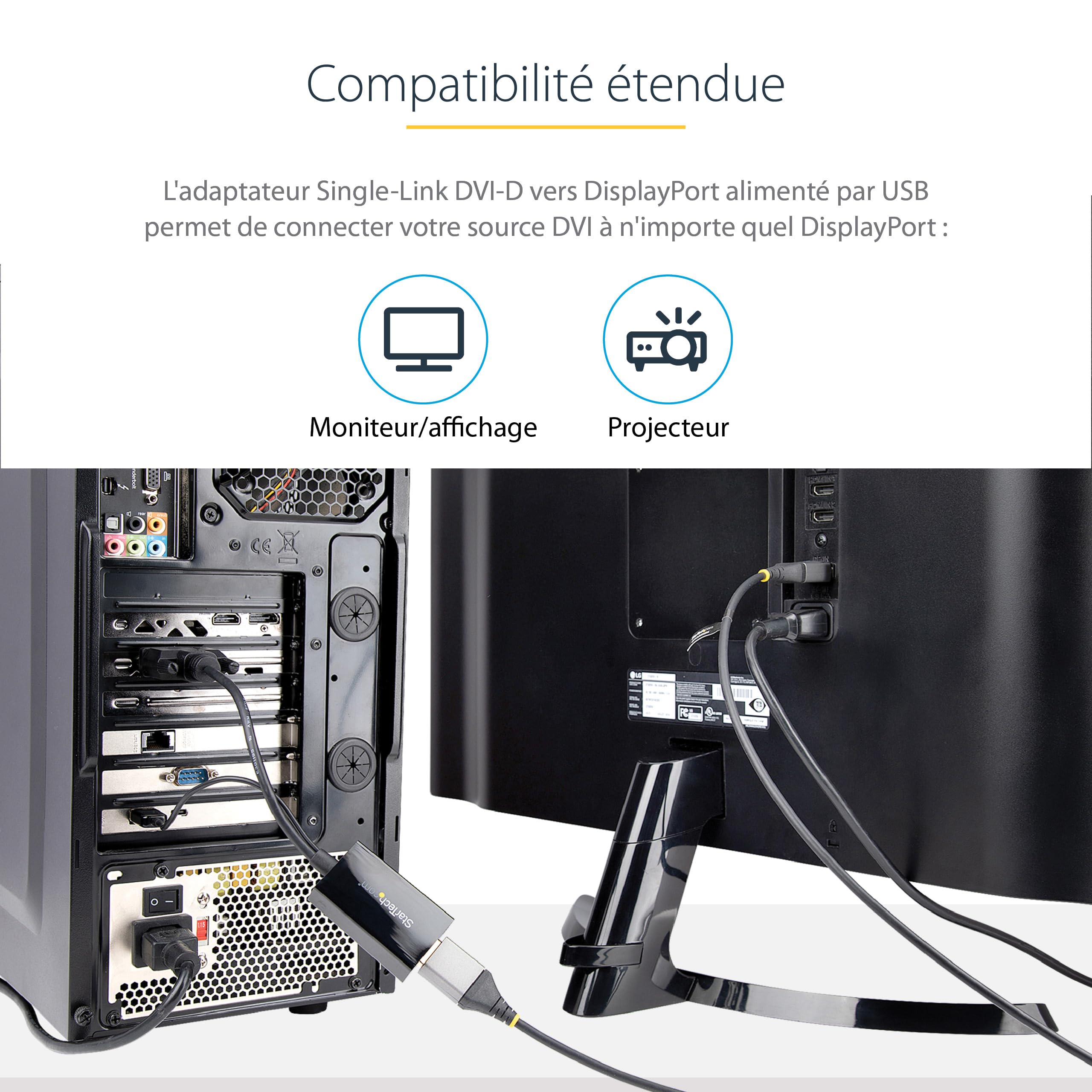 startech-com-dvi2dp2-adaptateur-dvi-vers-displayport-avec-alimentation-usb-1920x image 3