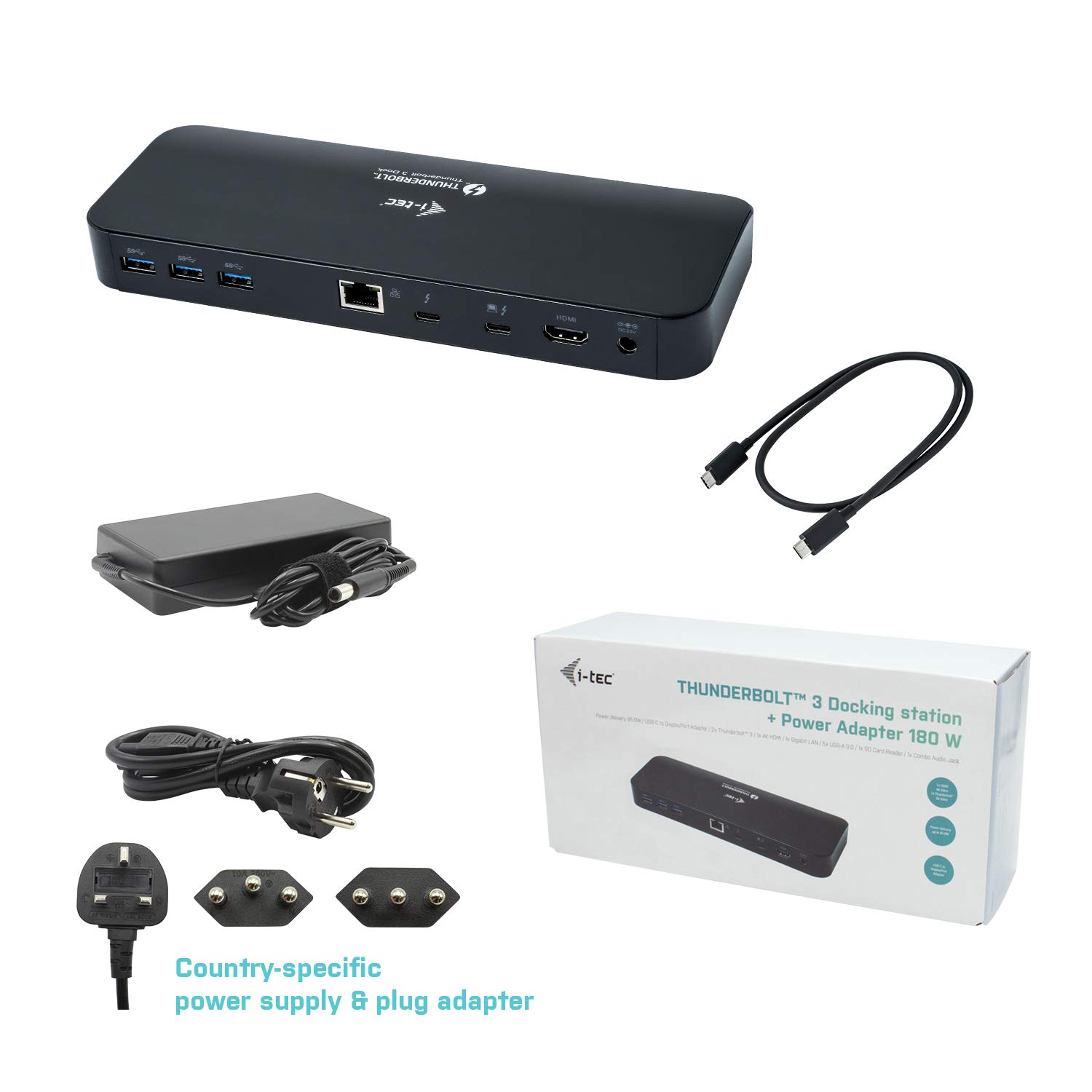 i-tec-station-d-accueil-thunderbolt-3-double-4k-60hz-ou-5k-60hz-power-delivery-6 image 6