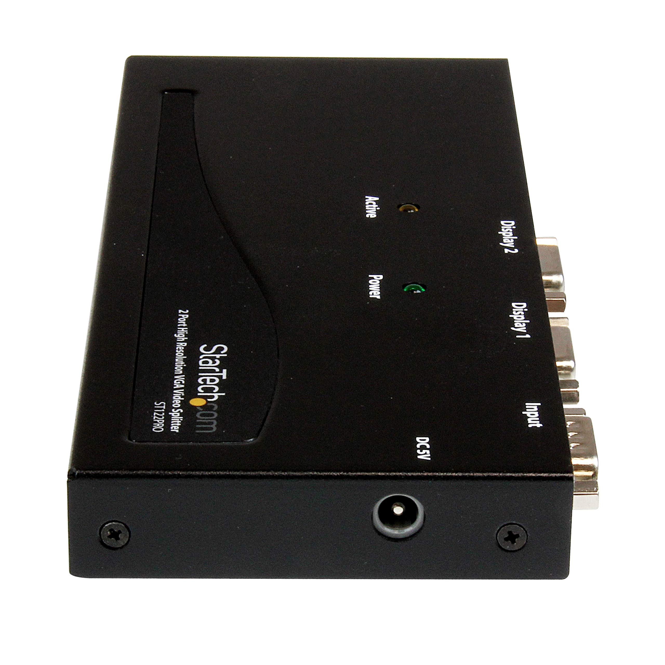 startech-com-r-partiteur-vid-o-vga-2-ports-350-mhz-st122proeu-noir image 2