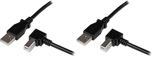 startech-com-c-ble-usb-2-0-usb-a-vers-usb-b-coud-droite-m-m-1-m-noir-usba-b1mr image 6
