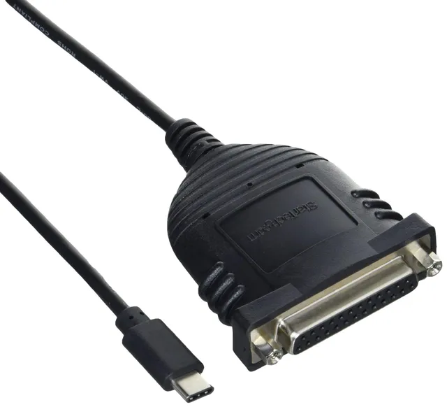 startech-com-pm1115xx-series-c-ble-adaptateur-usb-c-vers-parall-le-db25-femelle- image 1