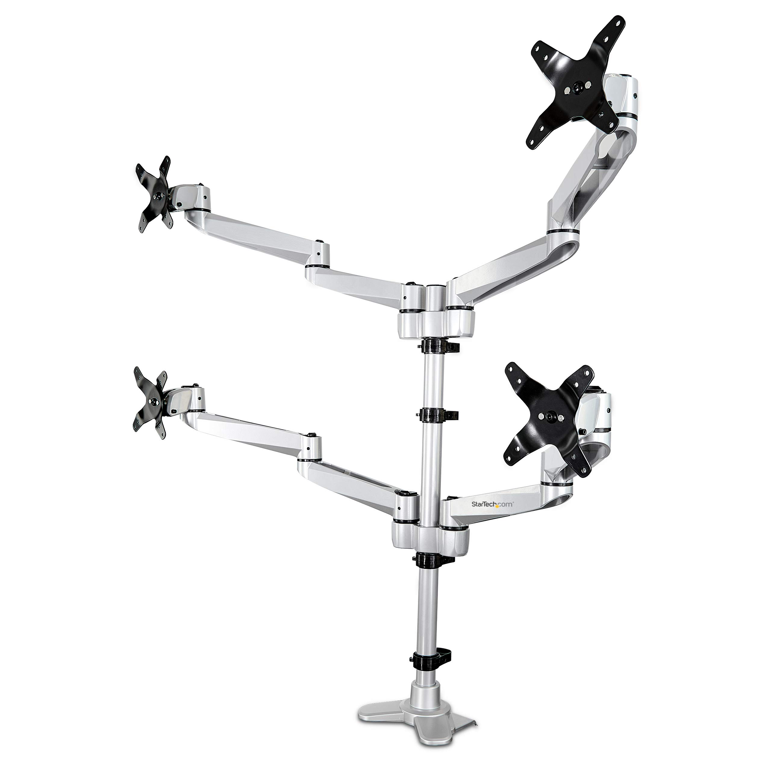 startech-com-armquadps-support-bras-4-crans-vesa-jusqu-30-argent image 1
