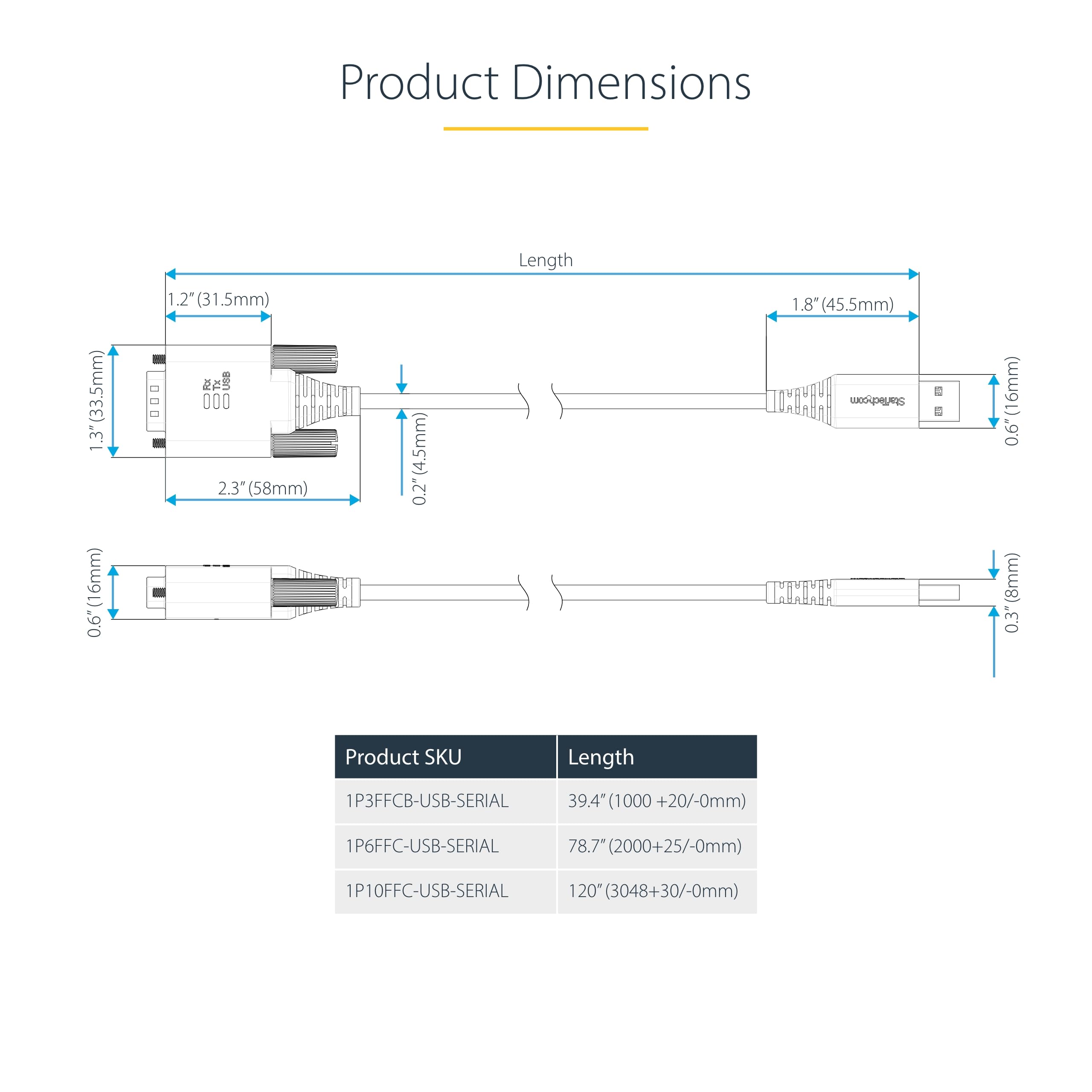 startech-com-c-ble-adaptateur-usb-vers-s-rie-db9-rs232-2m-ftdi image 8