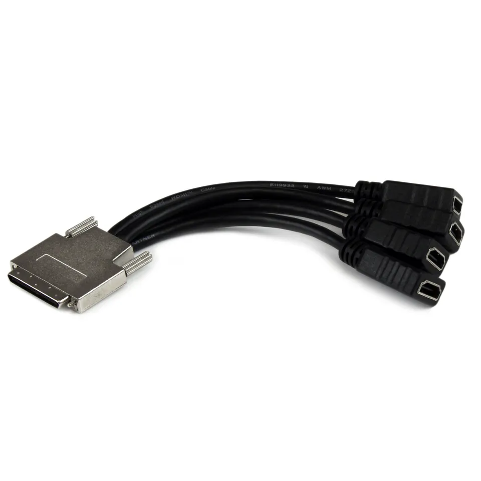 startech-com-vhdci24hd-adaptateur-vhdci-vers-4x-hdmi-m-f-pour-nvidia-et-visionte image 1