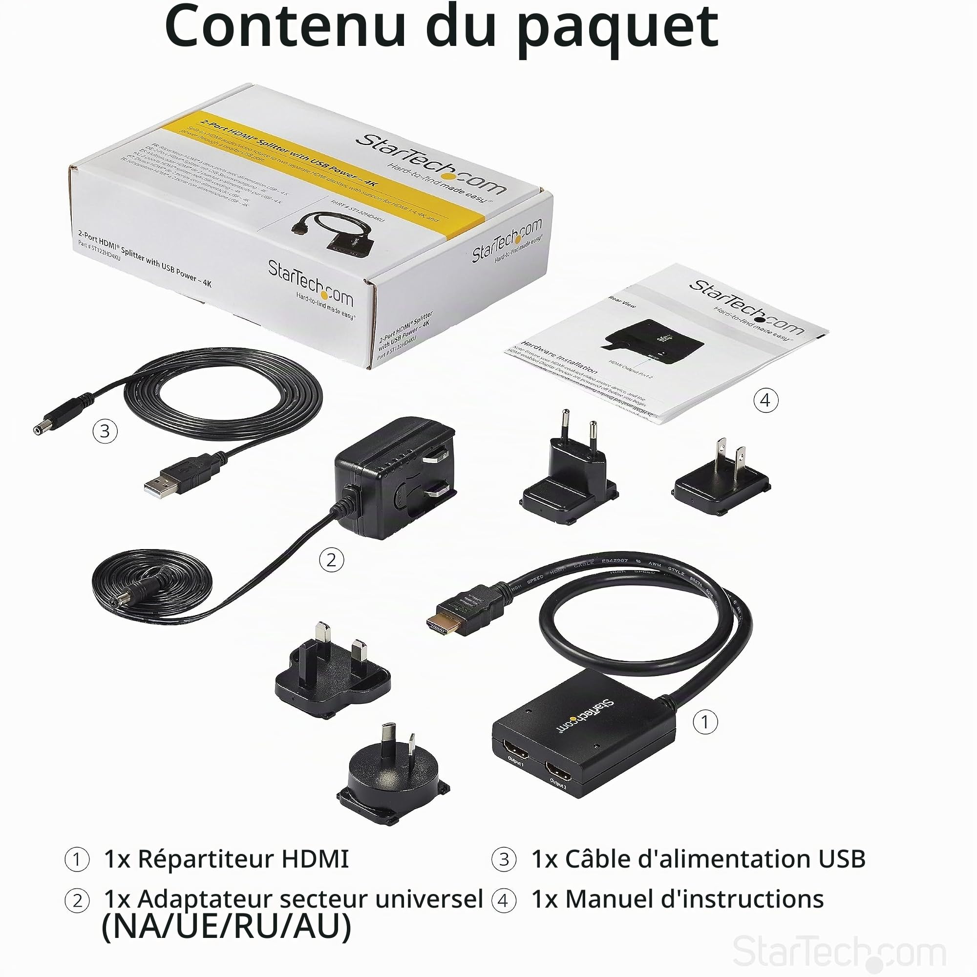 startech-com-st122hd4ku-r-partiteur-hdmi-1-vers-2-4k-30-hz image 6