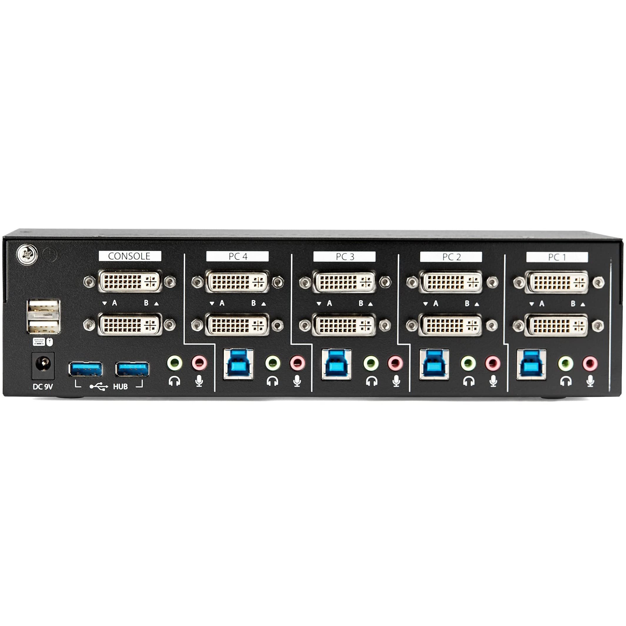 startech-com-sv431dd2du3a-switch-kvm-dvi-double-cran-4-ports-usb-3-0-audio image 3