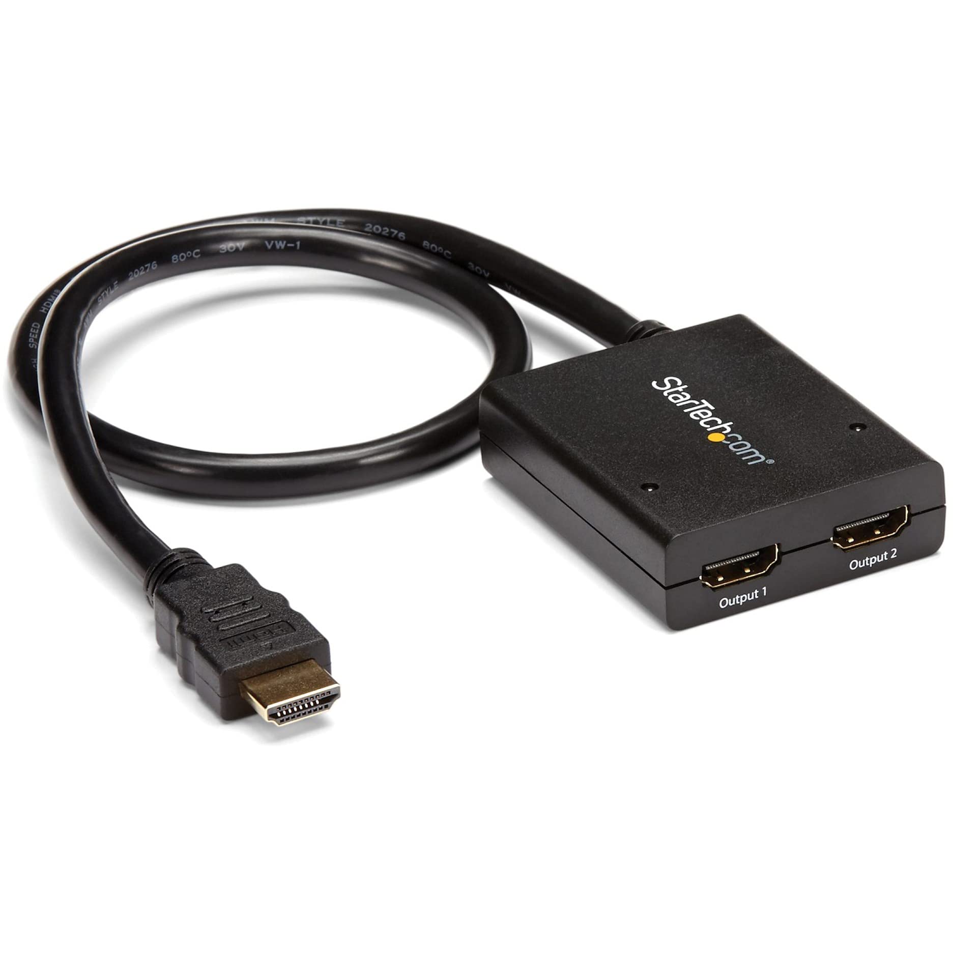 startech-com-st122hd4ku-r-partiteur-hdmi-1-vers-2-4k-30-hz image 1