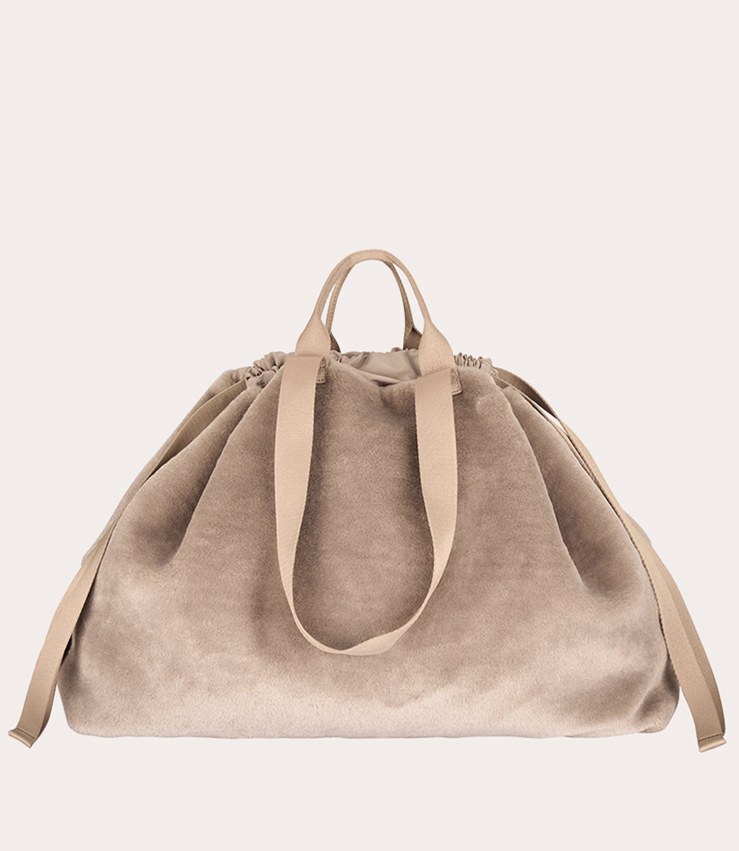 tucano-carry-fur-large-sac-de-week-end-fausse-fourrure-douce image 4